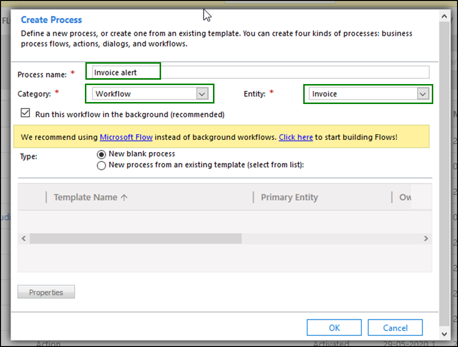 Event Based Alert Dynamics 365