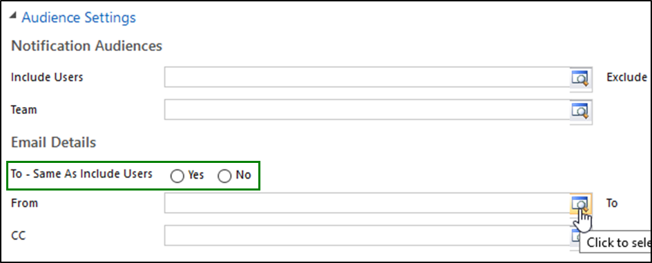 Event Based Alert Dynamics 365