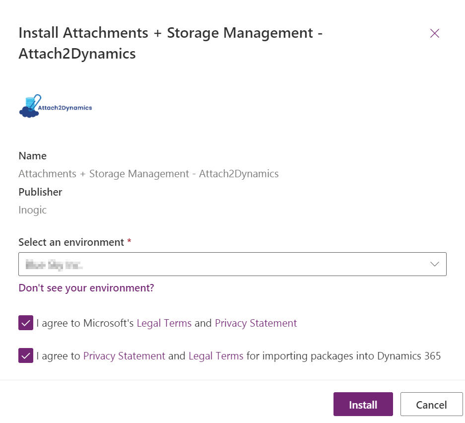 Install from Microsoft AppSource