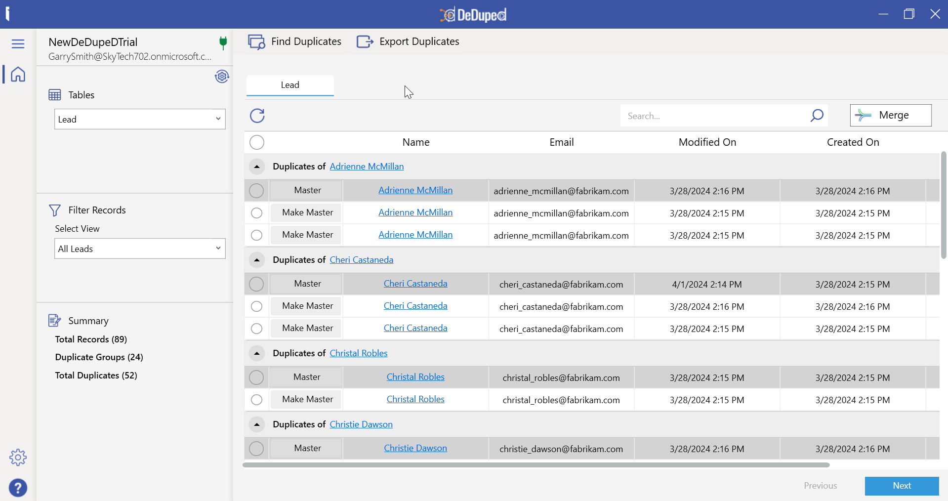 Clean Up History Duplicate Records in Bulk