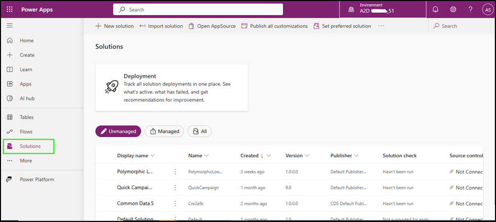 Upgrade Solution in Power Apps