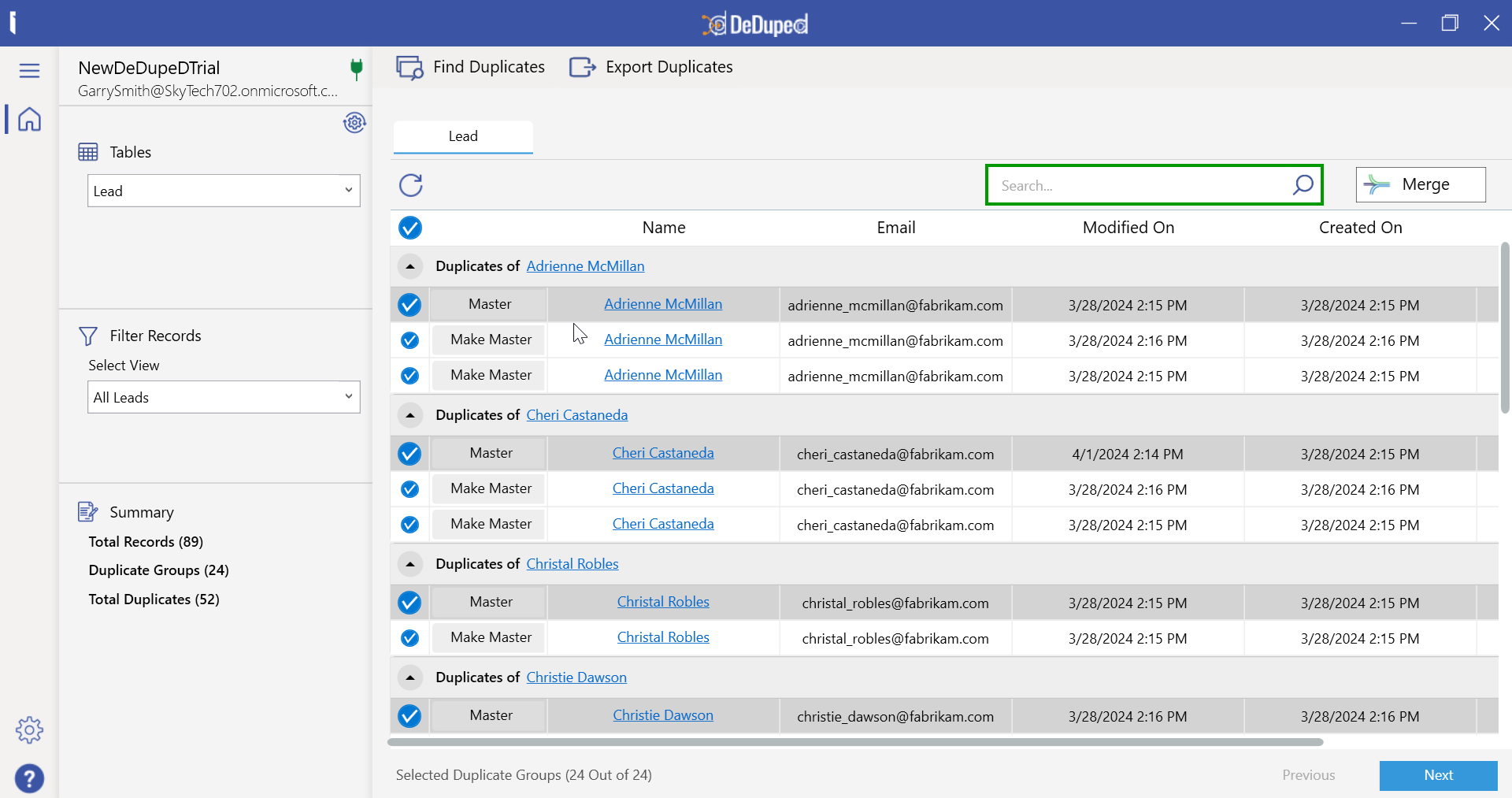 Clean Up History Duplicate Records in Bulk