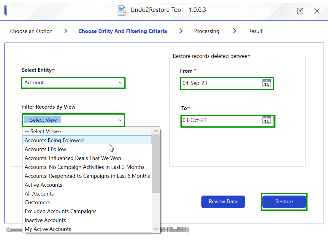 Undo2Restore Tool