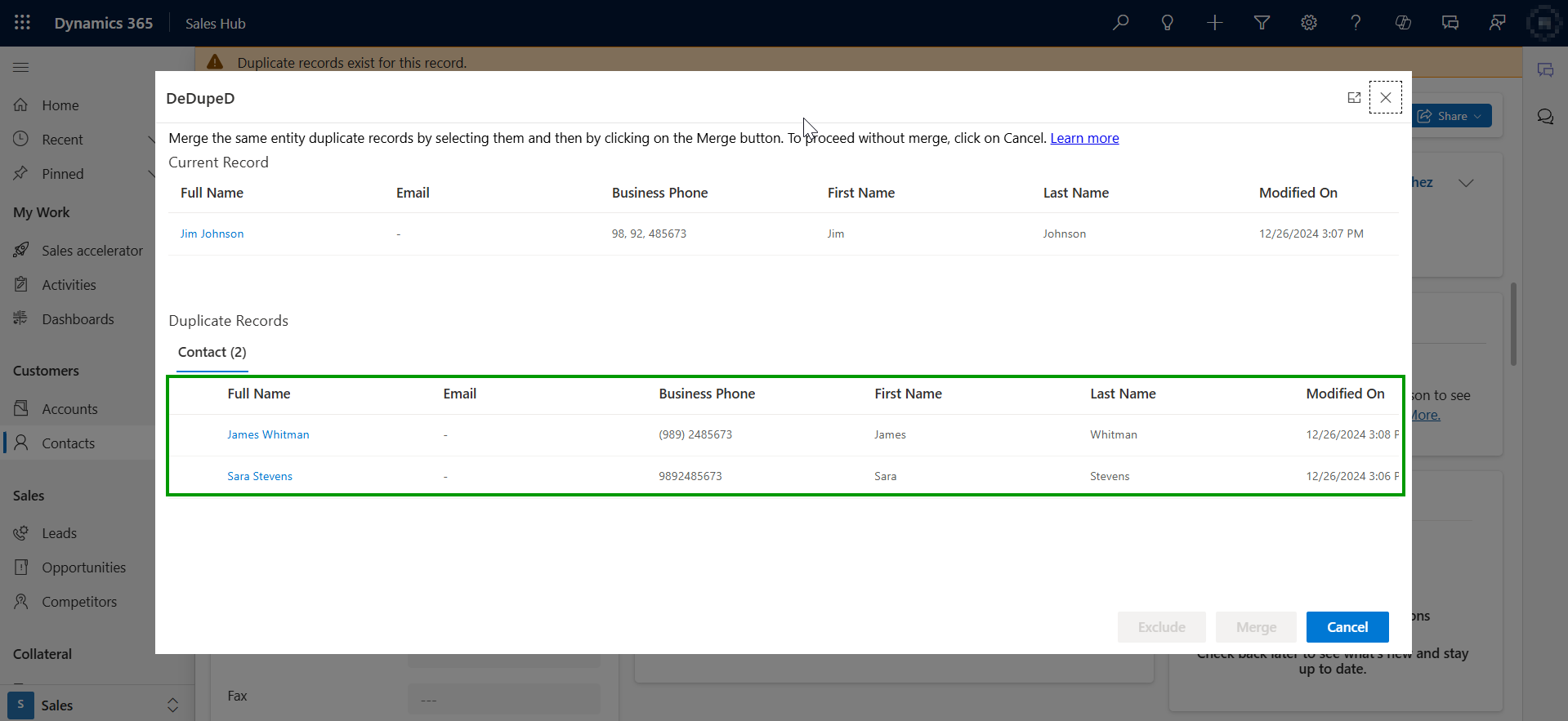 Phone Number Formats